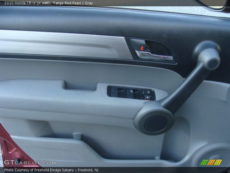 Tango Red Pearl / Gray 2010 Honda CR-V LX AWD