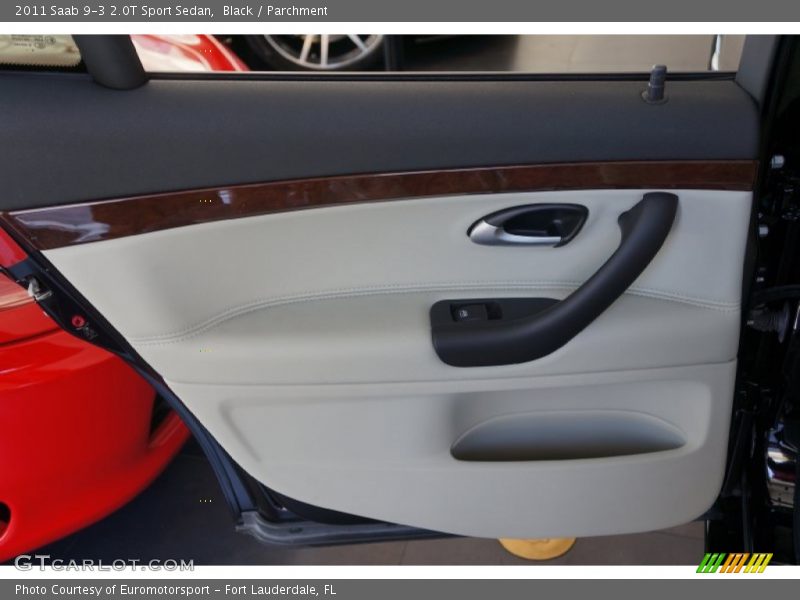 Black / Parchment 2011 Saab 9-3 2.0T Sport Sedan