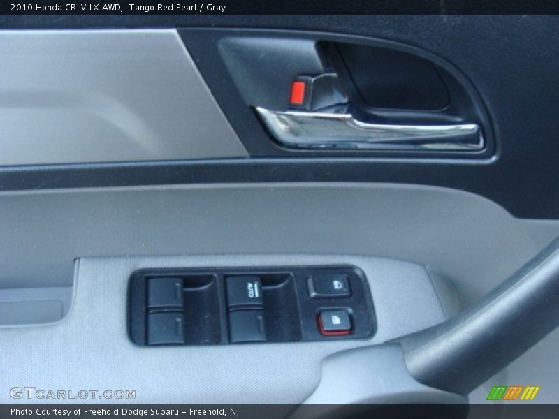 Tango Red Pearl / Gray 2010 Honda CR-V LX AWD