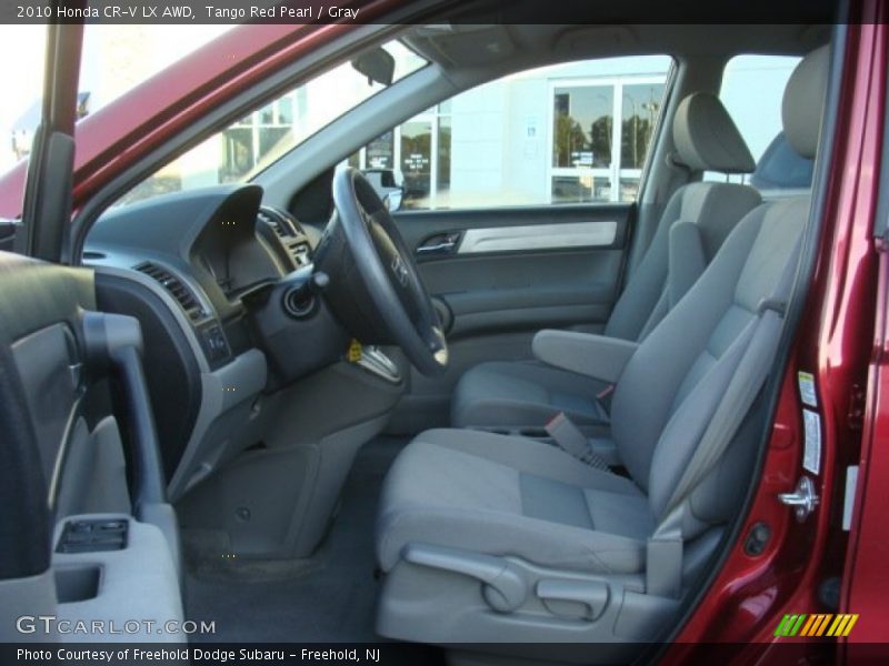 Tango Red Pearl / Gray 2010 Honda CR-V LX AWD