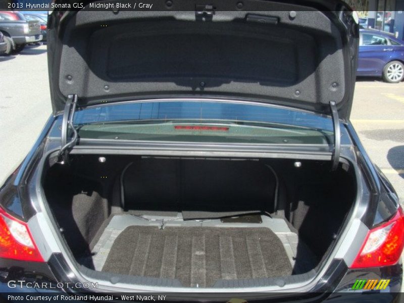 Midnight Black / Gray 2013 Hyundai Sonata GLS