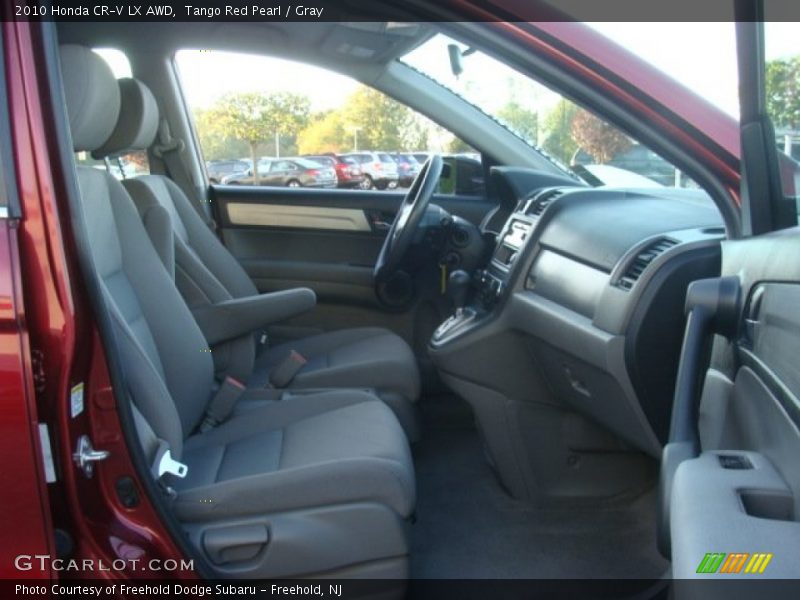 Tango Red Pearl / Gray 2010 Honda CR-V LX AWD