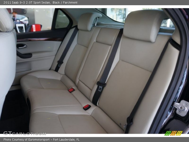Black / Parchment 2011 Saab 9-3 2.0T Sport Sedan