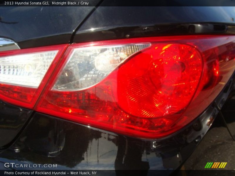 Midnight Black / Gray 2013 Hyundai Sonata GLS