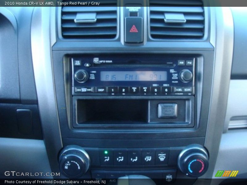Tango Red Pearl / Gray 2010 Honda CR-V LX AWD