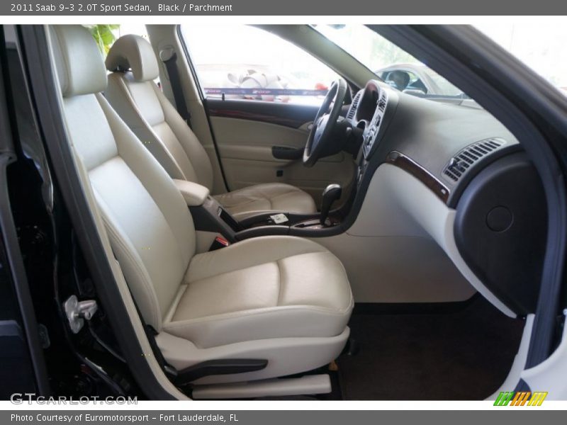 Black / Parchment 2011 Saab 9-3 2.0T Sport Sedan