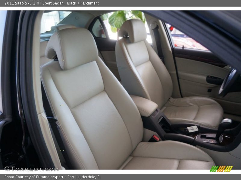 Black / Parchment 2011 Saab 9-3 2.0T Sport Sedan