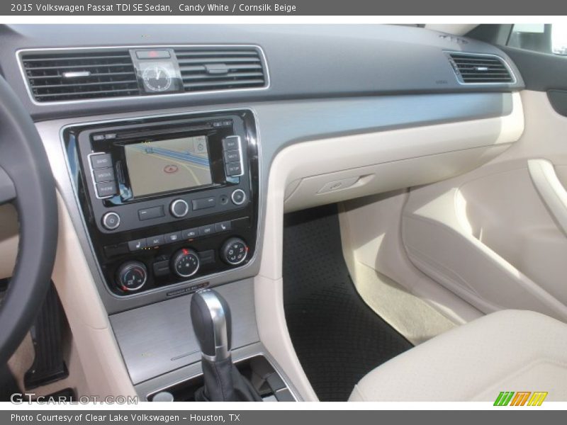 Candy White / Cornsilk Beige 2015 Volkswagen Passat TDI SE Sedan