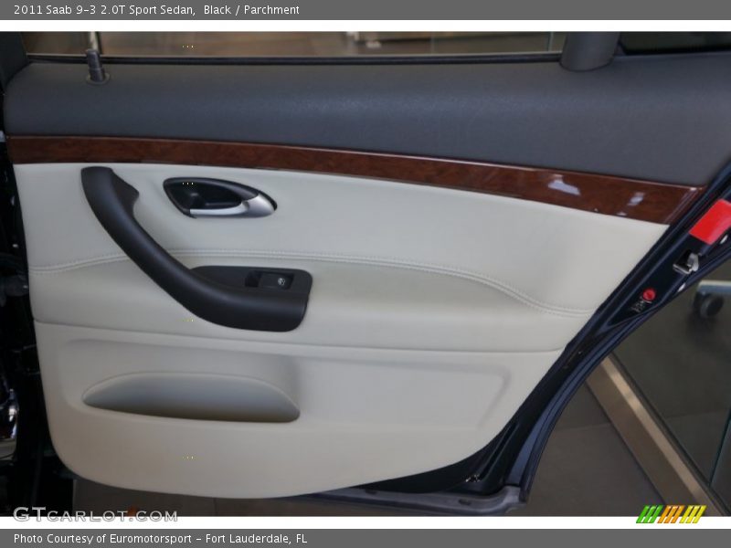 Black / Parchment 2011 Saab 9-3 2.0T Sport Sedan