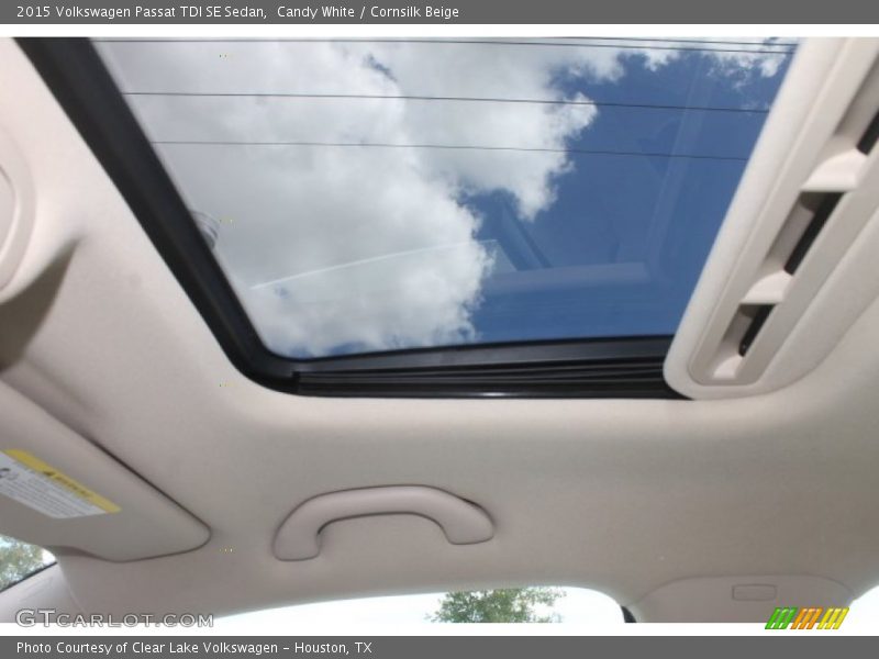 Candy White / Cornsilk Beige 2015 Volkswagen Passat TDI SE Sedan