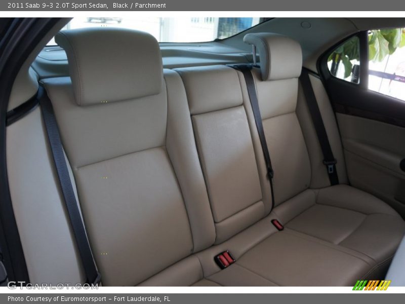 Black / Parchment 2011 Saab 9-3 2.0T Sport Sedan