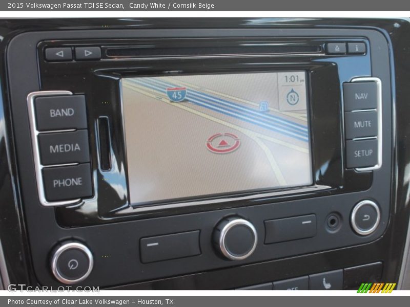 Candy White / Cornsilk Beige 2015 Volkswagen Passat TDI SE Sedan
