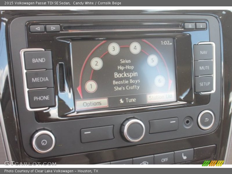 Candy White / Cornsilk Beige 2015 Volkswagen Passat TDI SE Sedan