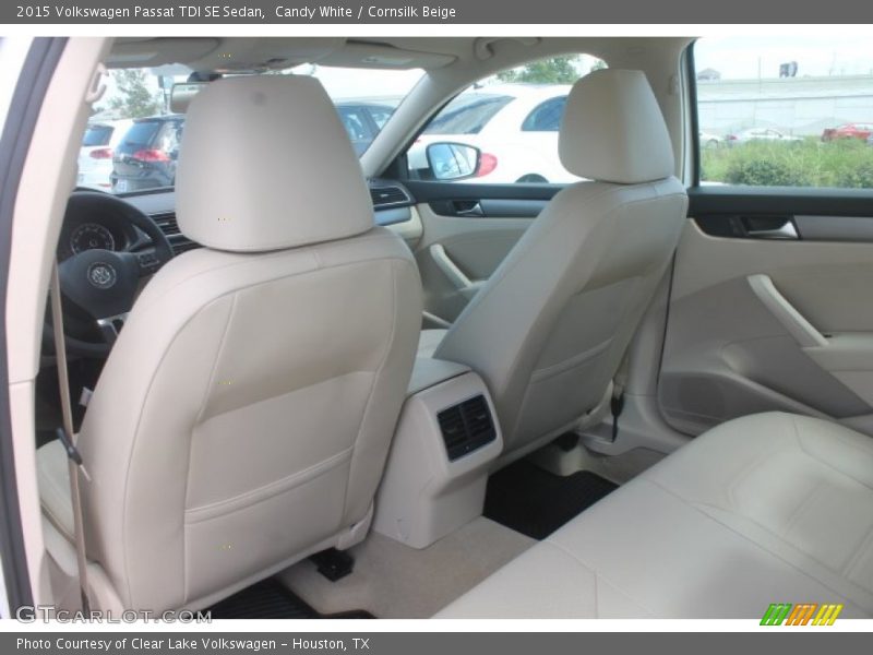 Candy White / Cornsilk Beige 2015 Volkswagen Passat TDI SE Sedan