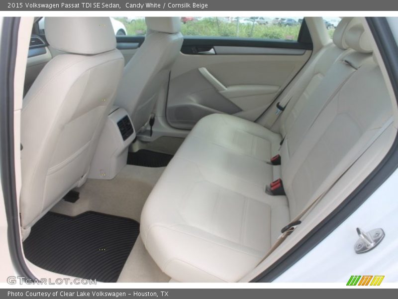 Candy White / Cornsilk Beige 2015 Volkswagen Passat TDI SE Sedan