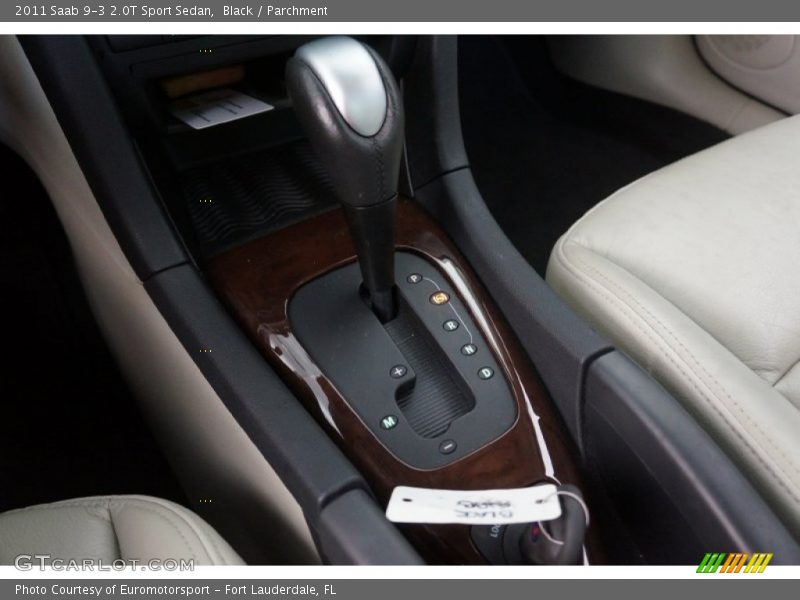 Black / Parchment 2011 Saab 9-3 2.0T Sport Sedan