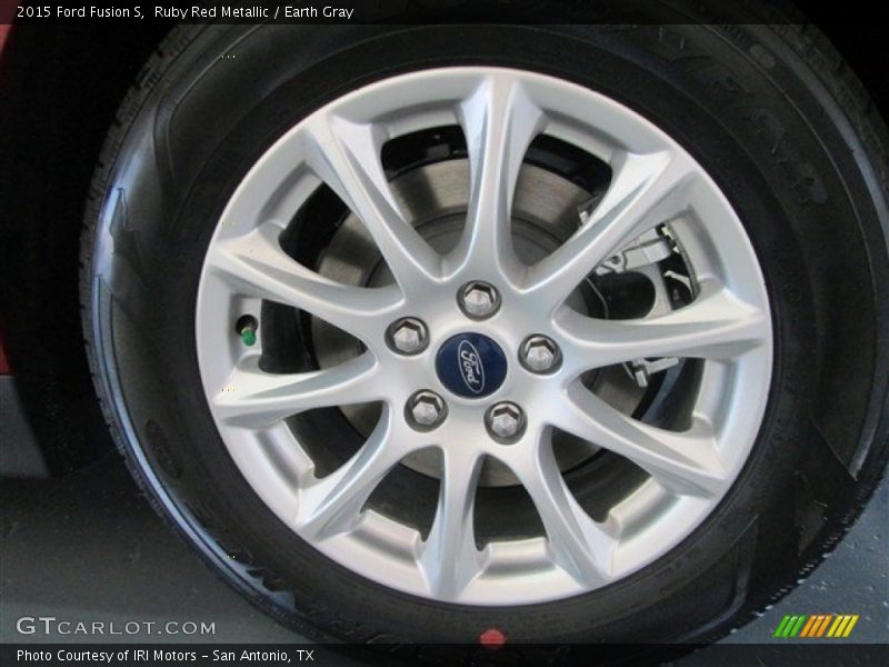 Ruby Red Metallic / Earth Gray 2015 Ford Fusion S