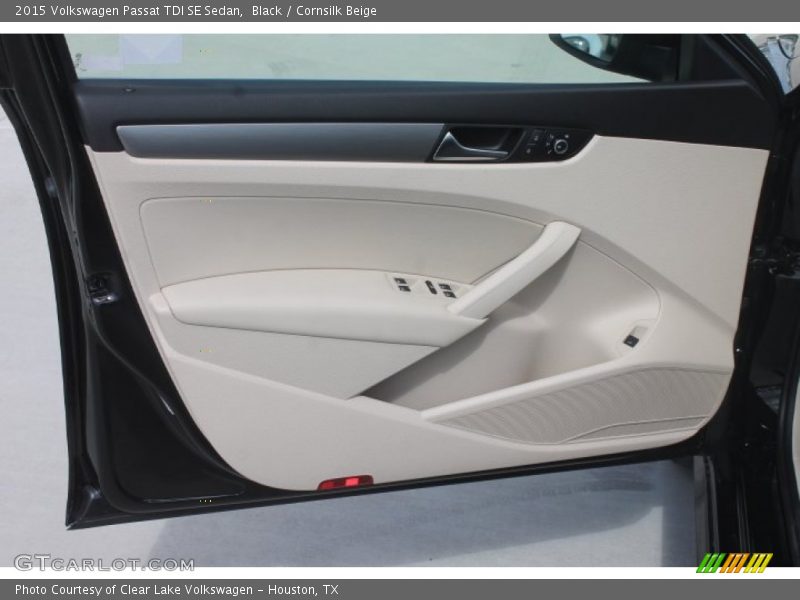 Black / Cornsilk Beige 2015 Volkswagen Passat TDI SE Sedan