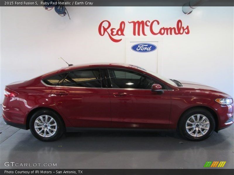 Ruby Red Metallic / Earth Gray 2015 Ford Fusion S