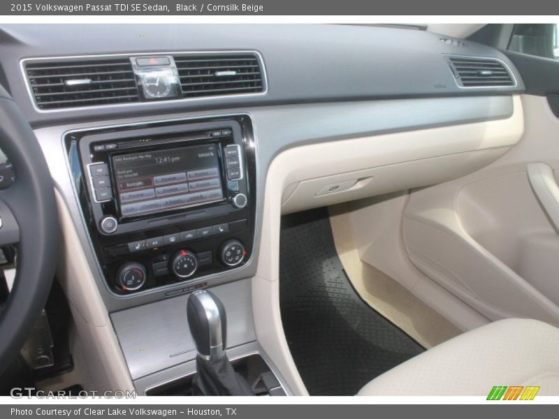 Black / Cornsilk Beige 2015 Volkswagen Passat TDI SE Sedan