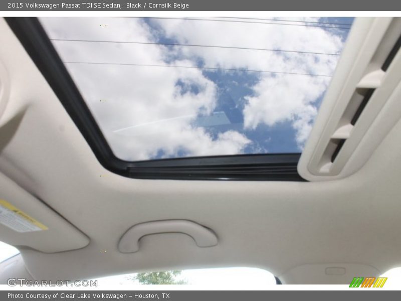 Black / Cornsilk Beige 2015 Volkswagen Passat TDI SE Sedan