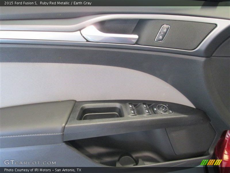 Ruby Red Metallic / Earth Gray 2015 Ford Fusion S