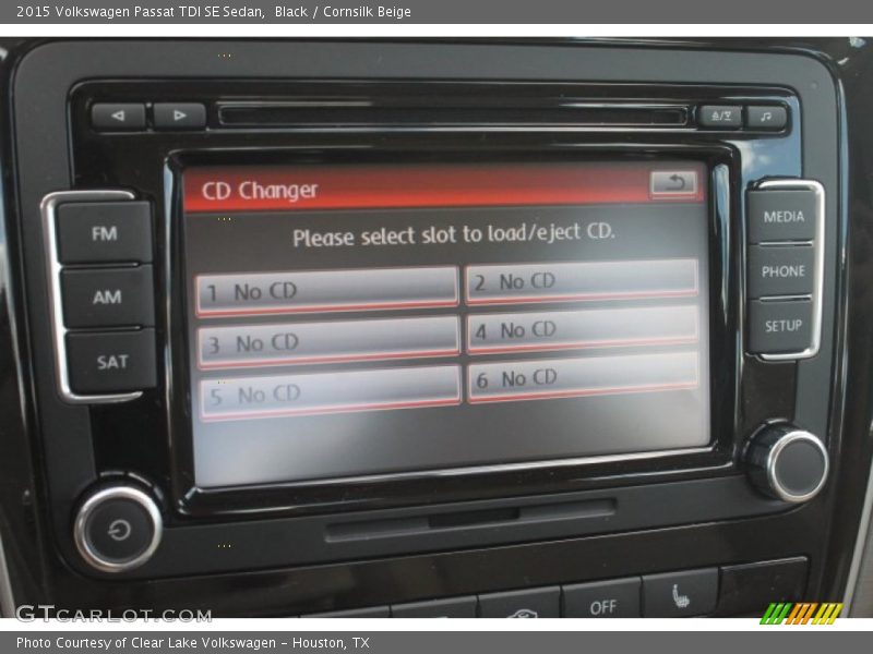 Black / Cornsilk Beige 2015 Volkswagen Passat TDI SE Sedan