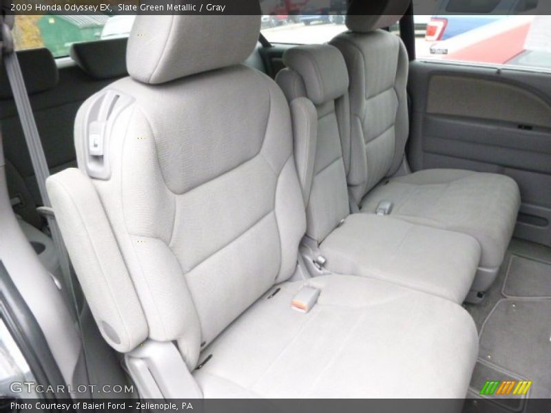 Slate Green Metallic / Gray 2009 Honda Odyssey EX