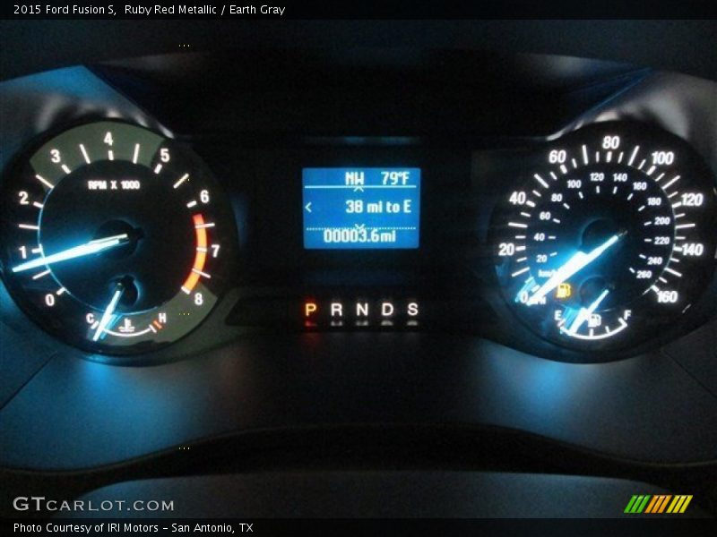 Ruby Red Metallic / Earth Gray 2015 Ford Fusion S