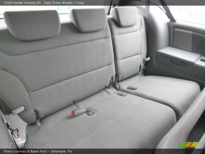 Slate Green Metallic / Gray 2009 Honda Odyssey EX