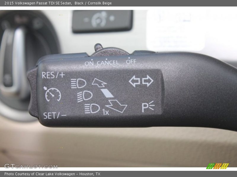 Black / Cornsilk Beige 2015 Volkswagen Passat TDI SE Sedan