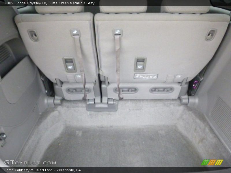 Slate Green Metallic / Gray 2009 Honda Odyssey EX