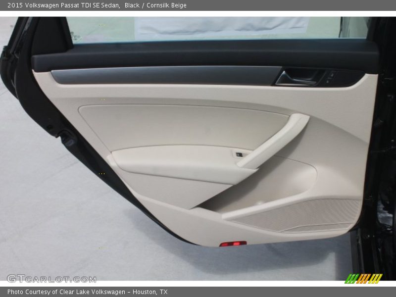 Black / Cornsilk Beige 2015 Volkswagen Passat TDI SE Sedan