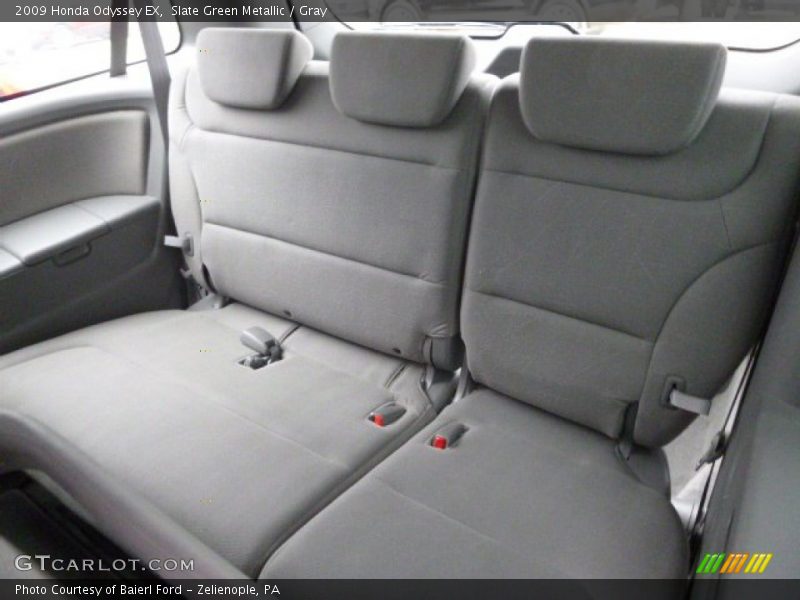 Slate Green Metallic / Gray 2009 Honda Odyssey EX