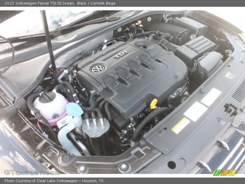 Black / Cornsilk Beige 2015 Volkswagen Passat TDI SE Sedan