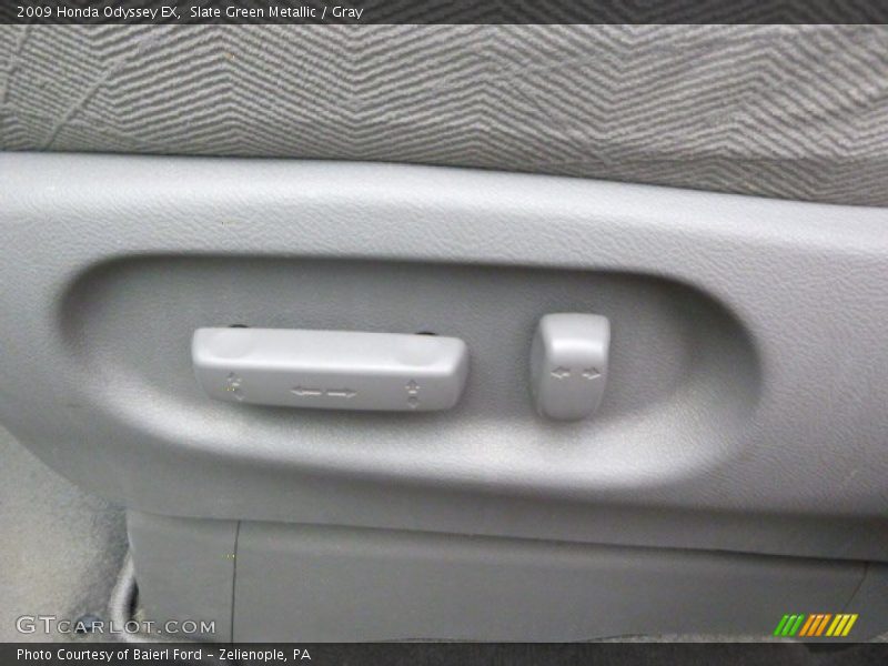 Slate Green Metallic / Gray 2009 Honda Odyssey EX