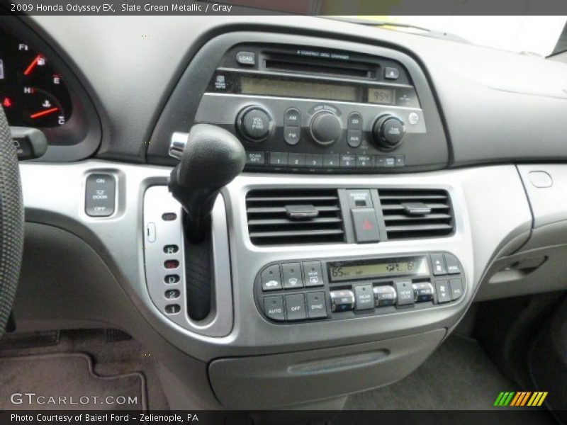 Slate Green Metallic / Gray 2009 Honda Odyssey EX