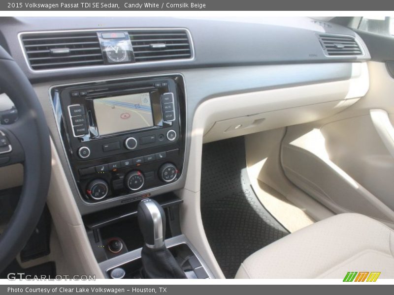 Candy White / Cornsilk Beige 2015 Volkswagen Passat TDI SE Sedan