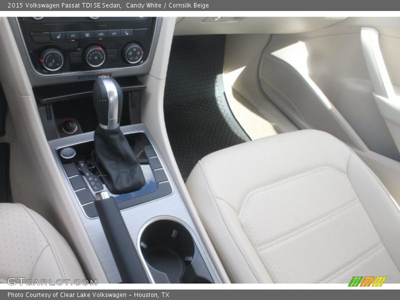 Candy White / Cornsilk Beige 2015 Volkswagen Passat TDI SE Sedan