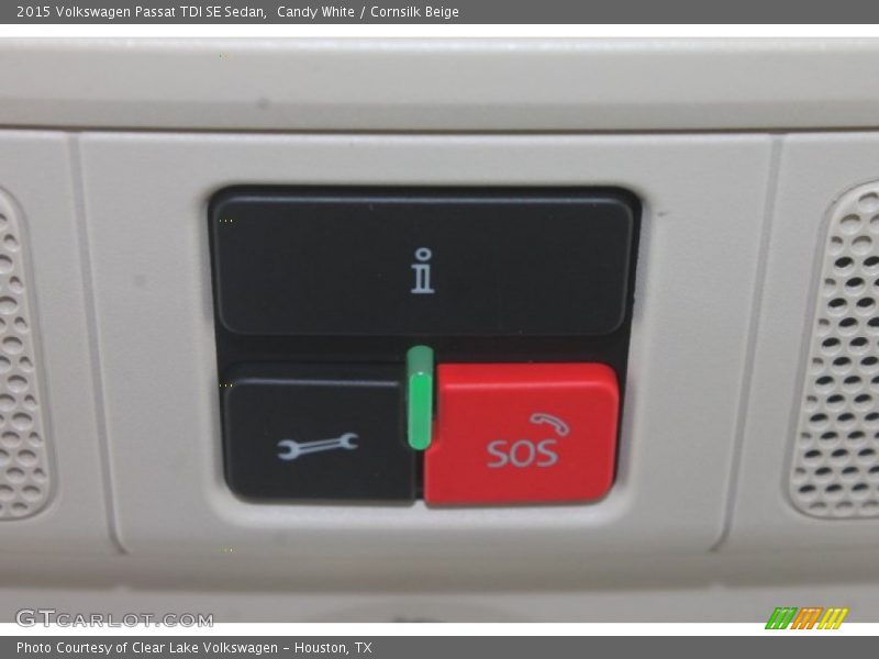 Candy White / Cornsilk Beige 2015 Volkswagen Passat TDI SE Sedan