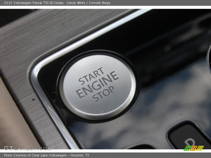 Candy White / Cornsilk Beige 2015 Volkswagen Passat TDI SE Sedan