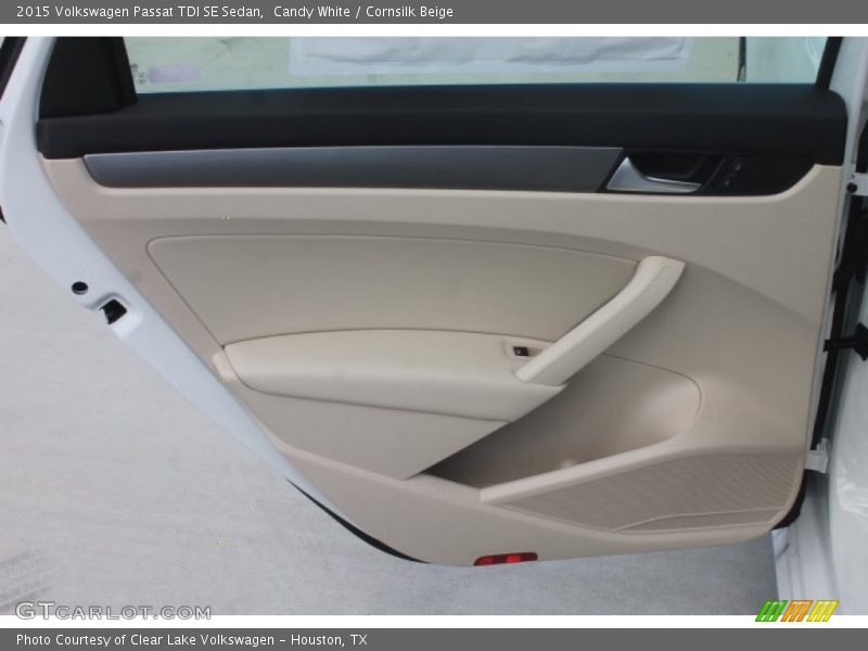 Candy White / Cornsilk Beige 2015 Volkswagen Passat TDI SE Sedan