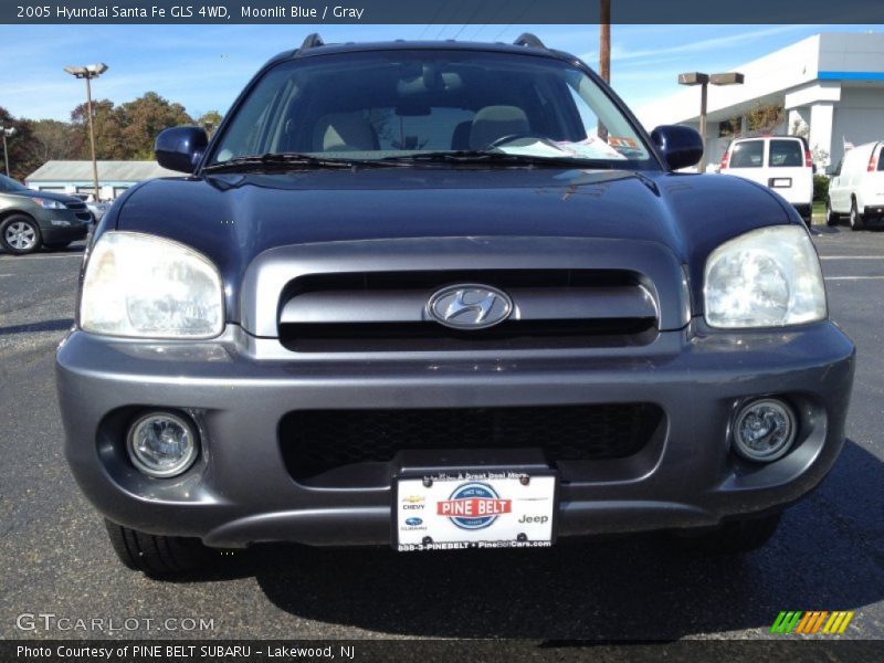 Moonlit Blue / Gray 2005 Hyundai Santa Fe GLS 4WD