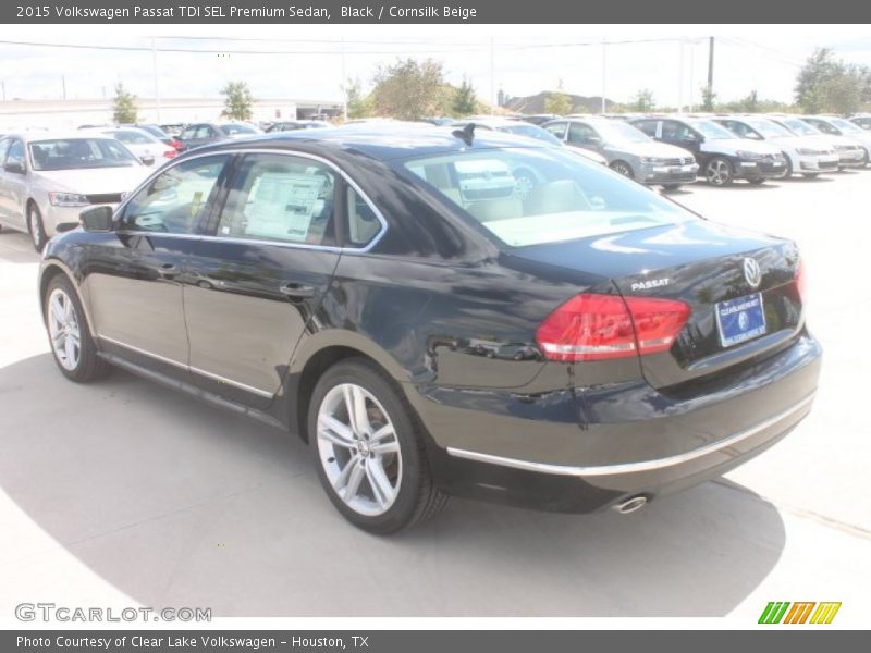 Black / Cornsilk Beige 2015 Volkswagen Passat TDI SEL Premium Sedan