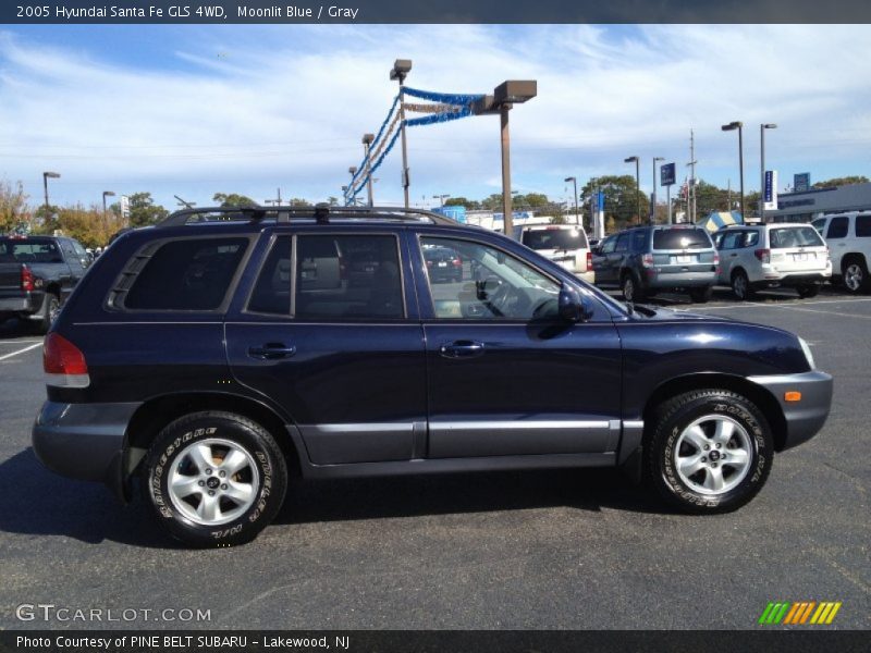 Moonlit Blue / Gray 2005 Hyundai Santa Fe GLS 4WD