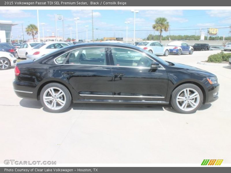 Black / Cornsilk Beige 2015 Volkswagen Passat TDI SEL Premium Sedan
