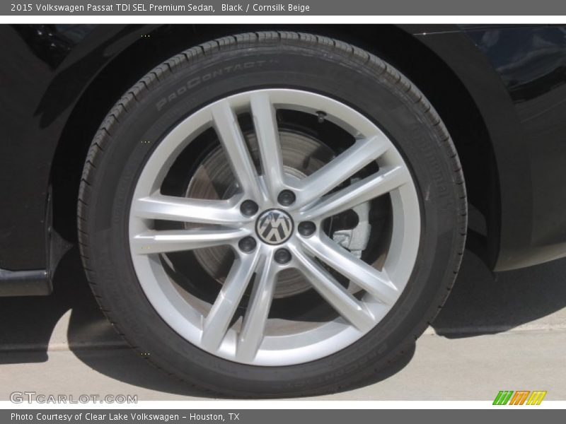 Black / Cornsilk Beige 2015 Volkswagen Passat TDI SEL Premium Sedan