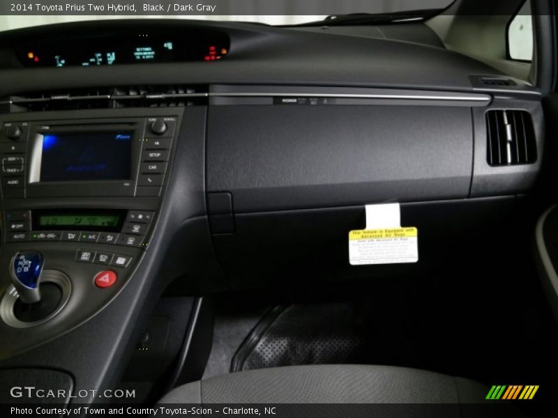 Black / Dark Gray 2014 Toyota Prius Two Hybrid