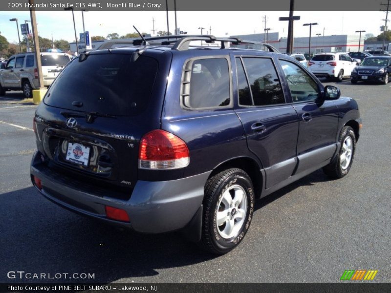Moonlit Blue / Gray 2005 Hyundai Santa Fe GLS 4WD