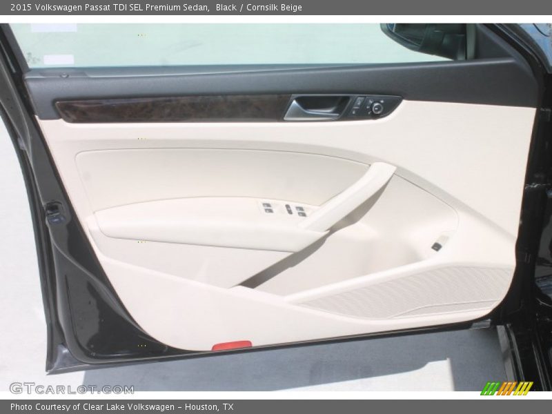 Black / Cornsilk Beige 2015 Volkswagen Passat TDI SEL Premium Sedan